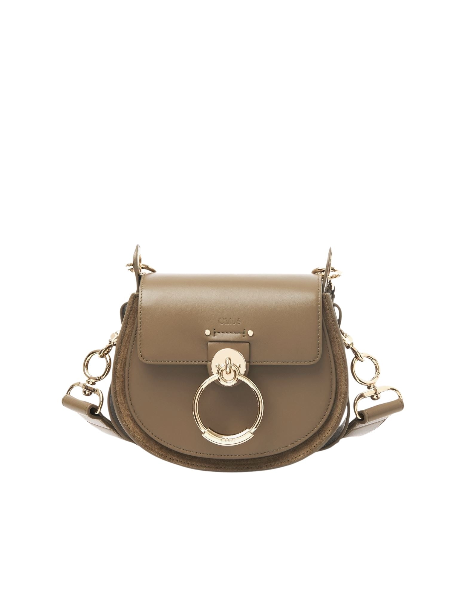 Petit sac Tess à bandoulière en cuir - Deep Khaki