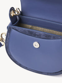 Petit sac Tess à bandoulière en cuir - Graphite Navy