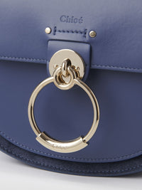 Petit sac Tess à bandoulière en cuir - Graphite Navy