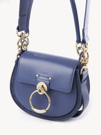 Petit sac Tess à bandoulière en cuir - Graphite Navy