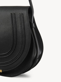 Sac à bandoulière Marcie en cuir - Black
