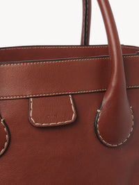 Sac cabas Edith en cuir - Sepia Brown