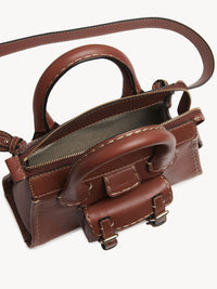 Mini sac Edith en cuir - Brun Sépia
