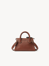 Mini sac Edith en cuir - Brun Sépia