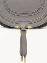 Sac à bandoulière Marcie en cuir - Cashmere Grey