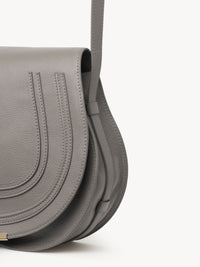 Sac à bandoulière Marcie en cuir - Cashmere Grey