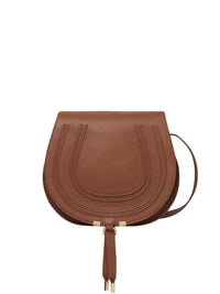 Sac à bandoulière Marcie en cuir - Tan