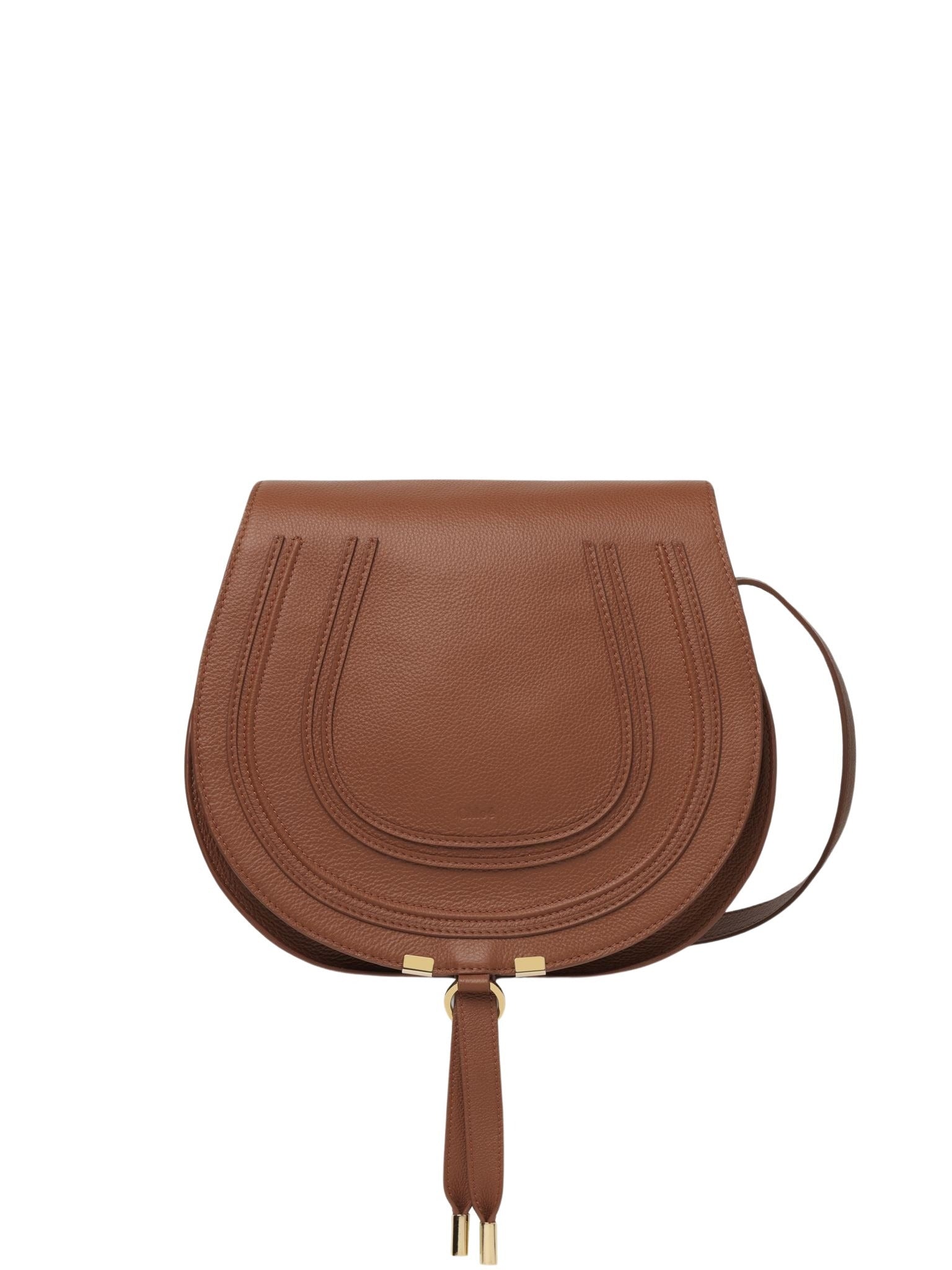 Sac à bandoulière Marcie en cuir - Tan