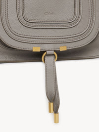 Petit sac double porté Marcie en cuir - Cashmere Grey