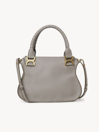 Petit sac double porté Marcie en cuir - Cashmere Grey