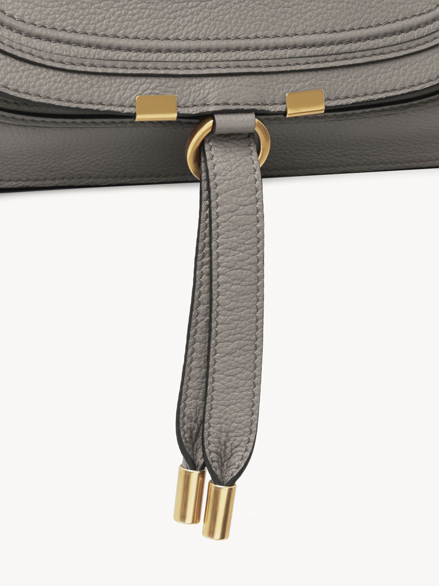 Sac double porté Marcie en cuir - Cashmere Grey