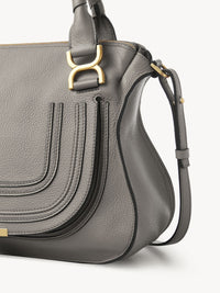 Sac double porté Marcie en cuir - Cashmere Grey