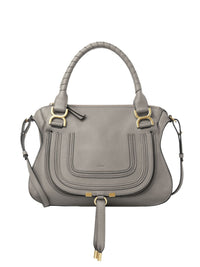 Sac double porté Marcie en cuir - Cashmere Grey