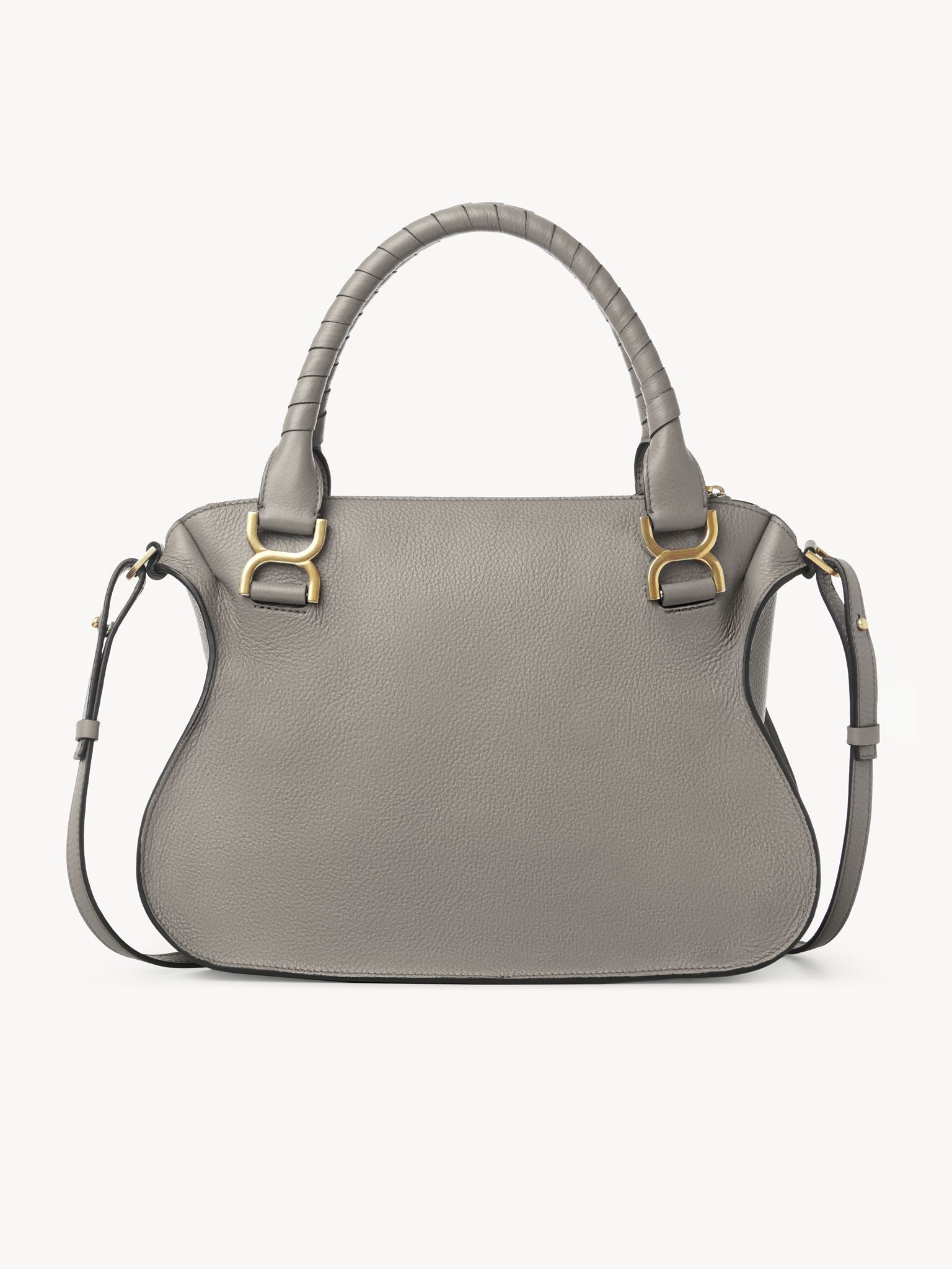 Sac double porté Marcie en cuir - Cashmere Grey