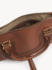 Sac double porté Marcie en cuir - Tan
