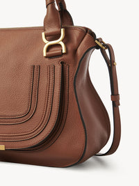 Sac double porté Marcie en cuir - Tan