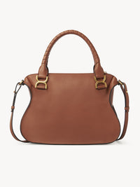 Sac double porté Marcie en cuir - Tan