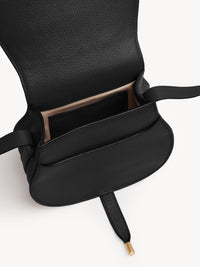 Petit sac porté épaule Marcie en cuir - Black
