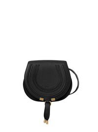 Petit sac porté épaule Marcie en cuir - Black
