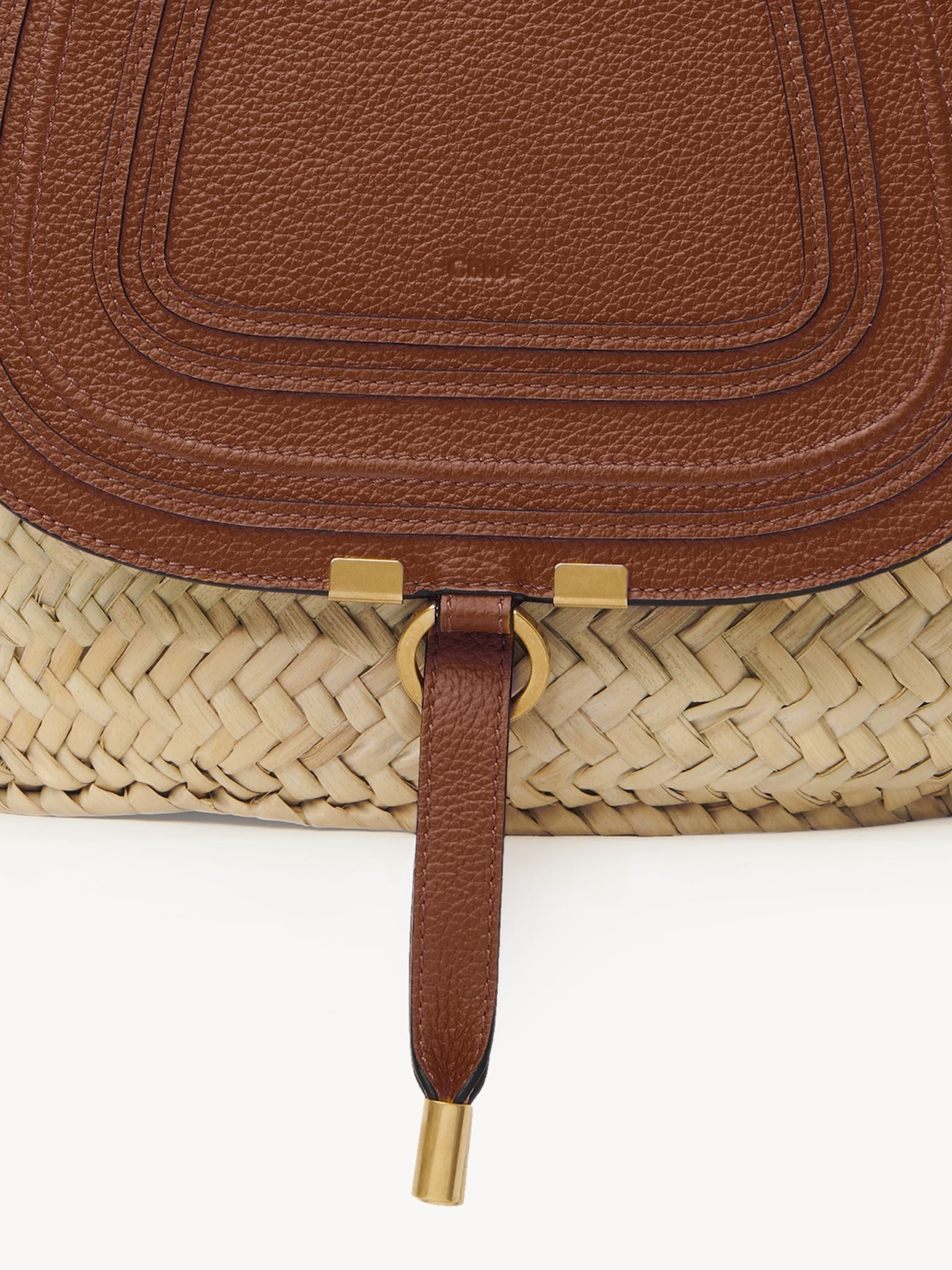 Sac panier Marcie - Tan & Franges
