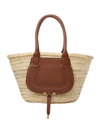 Sac panier Marcie - Tan & Franges