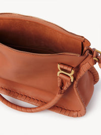 Sac double porté Marcie en cuir - Henna Orange