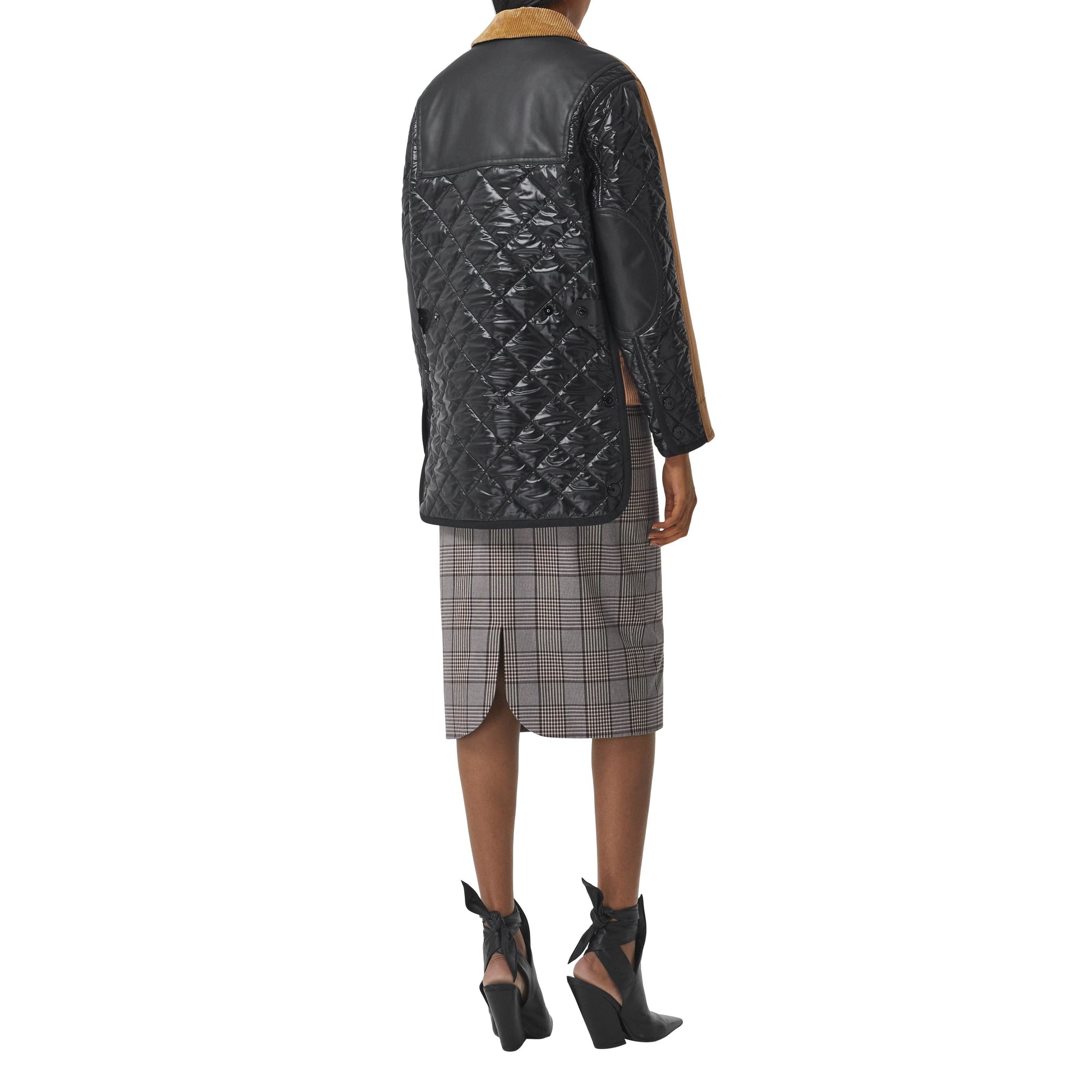 Veste Harrington déstructurée en laine technique - Biscuit