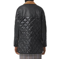 Veste Harrington déstructurée en laine technique - Biscuit