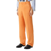 Pantalon ample en mohair et laine - Amber Orange