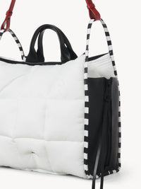 Grand sac cabas Fast Girl - White