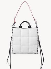 Grand sac cabas Fast Girl - White