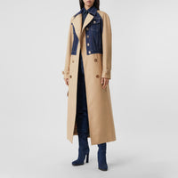 Trench-coat à panneaux - Soft Fawn