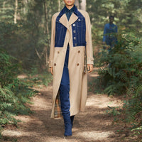 Trench-coat à panneaux - Soft Fawn