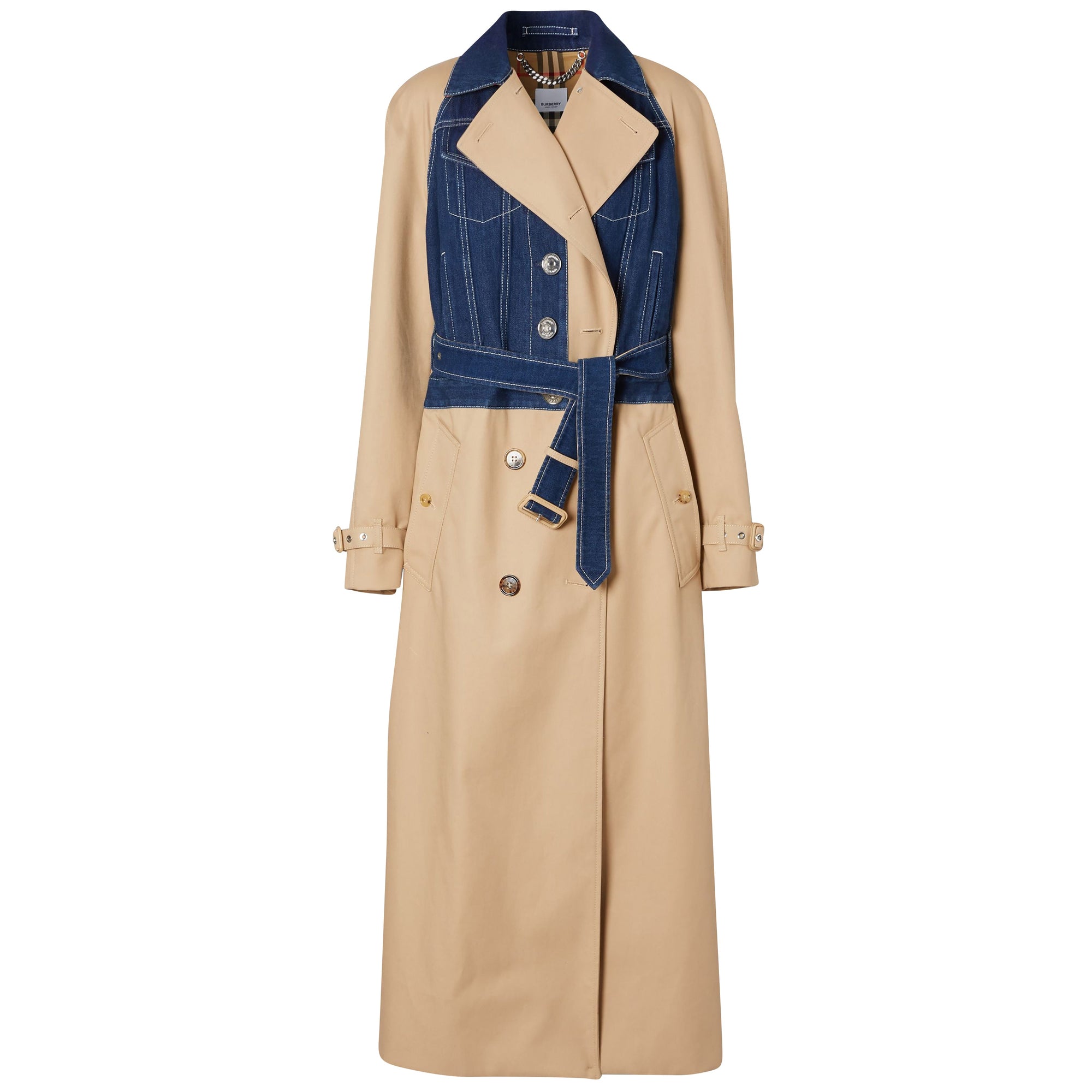 Trench-coat à panneaux - Soft Fawn