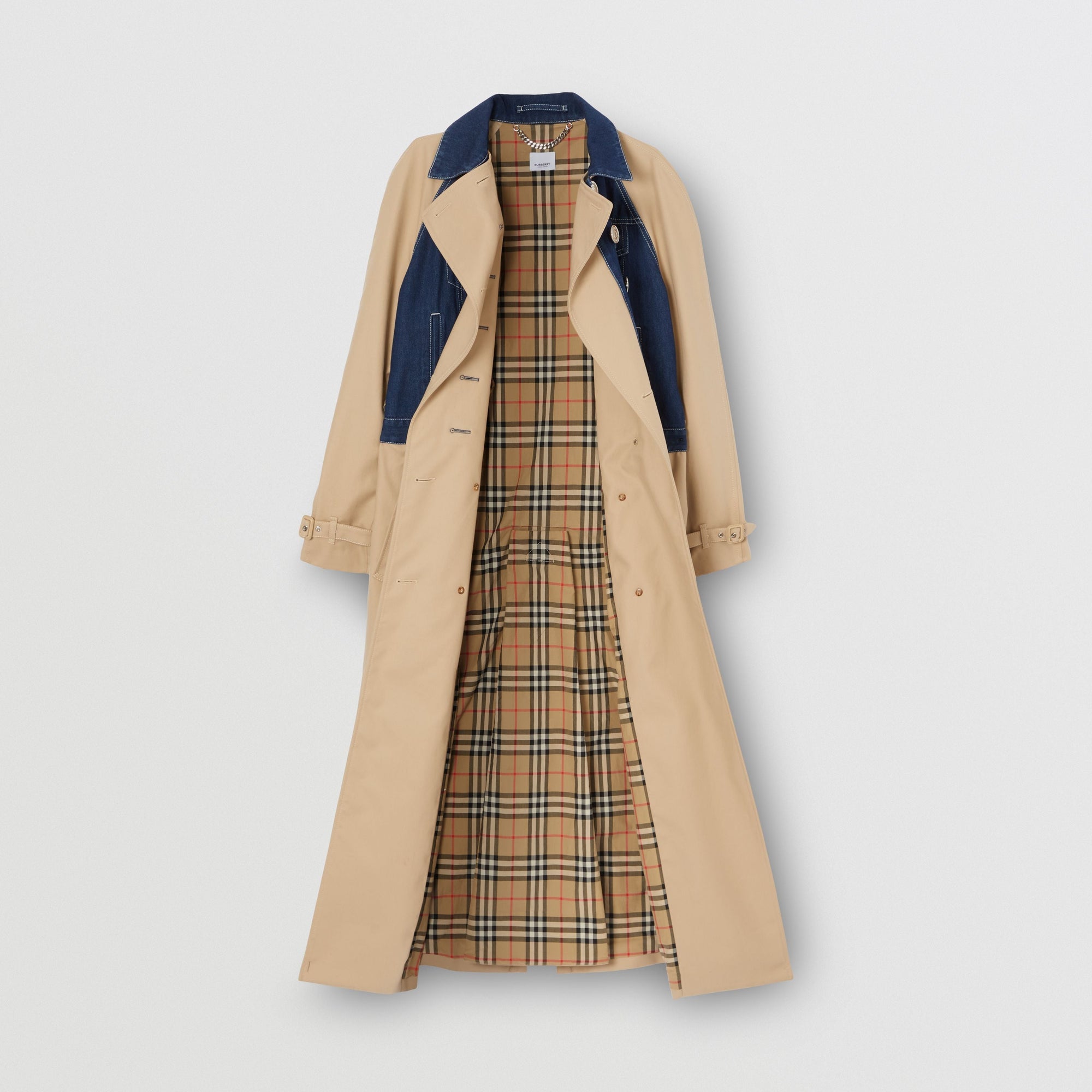 Trench-coat à panneaux - Soft Fawn