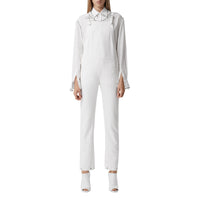 Salopette en laine technique - Optic White