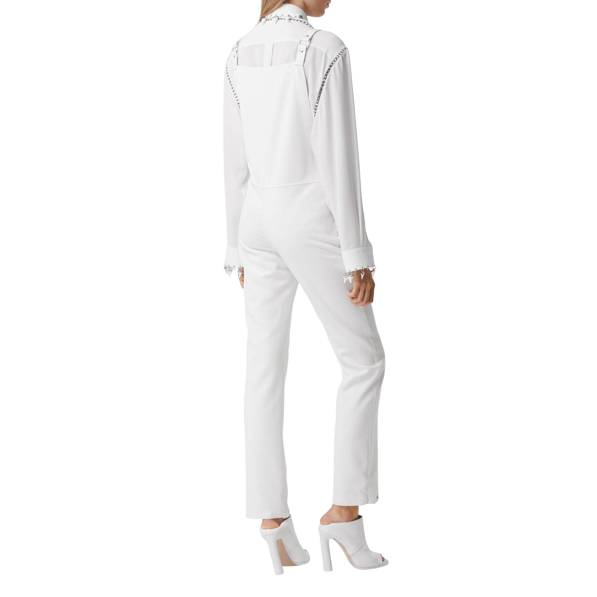 Salopette en laine technique - Optic White