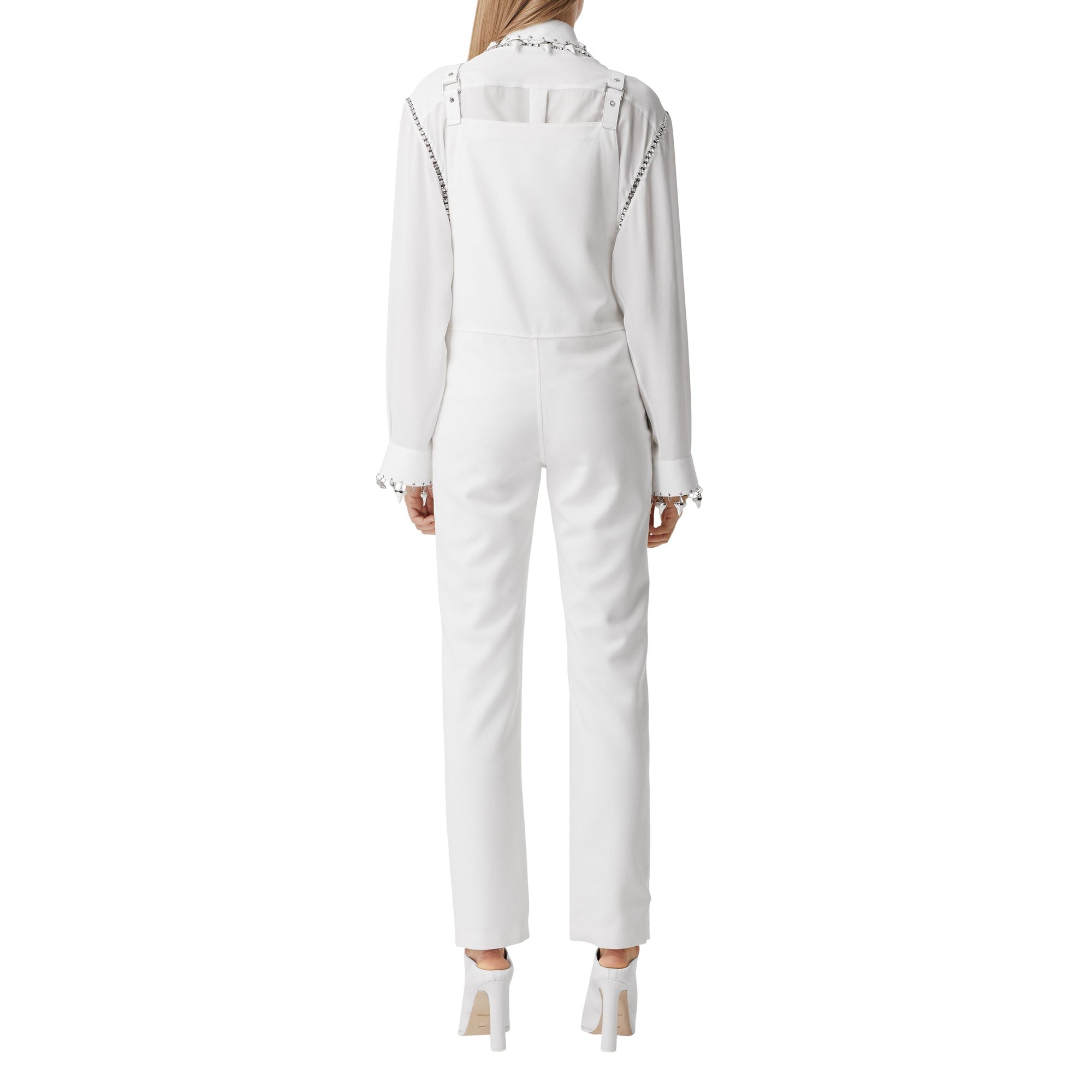 Salopette en laine technique - Optic White