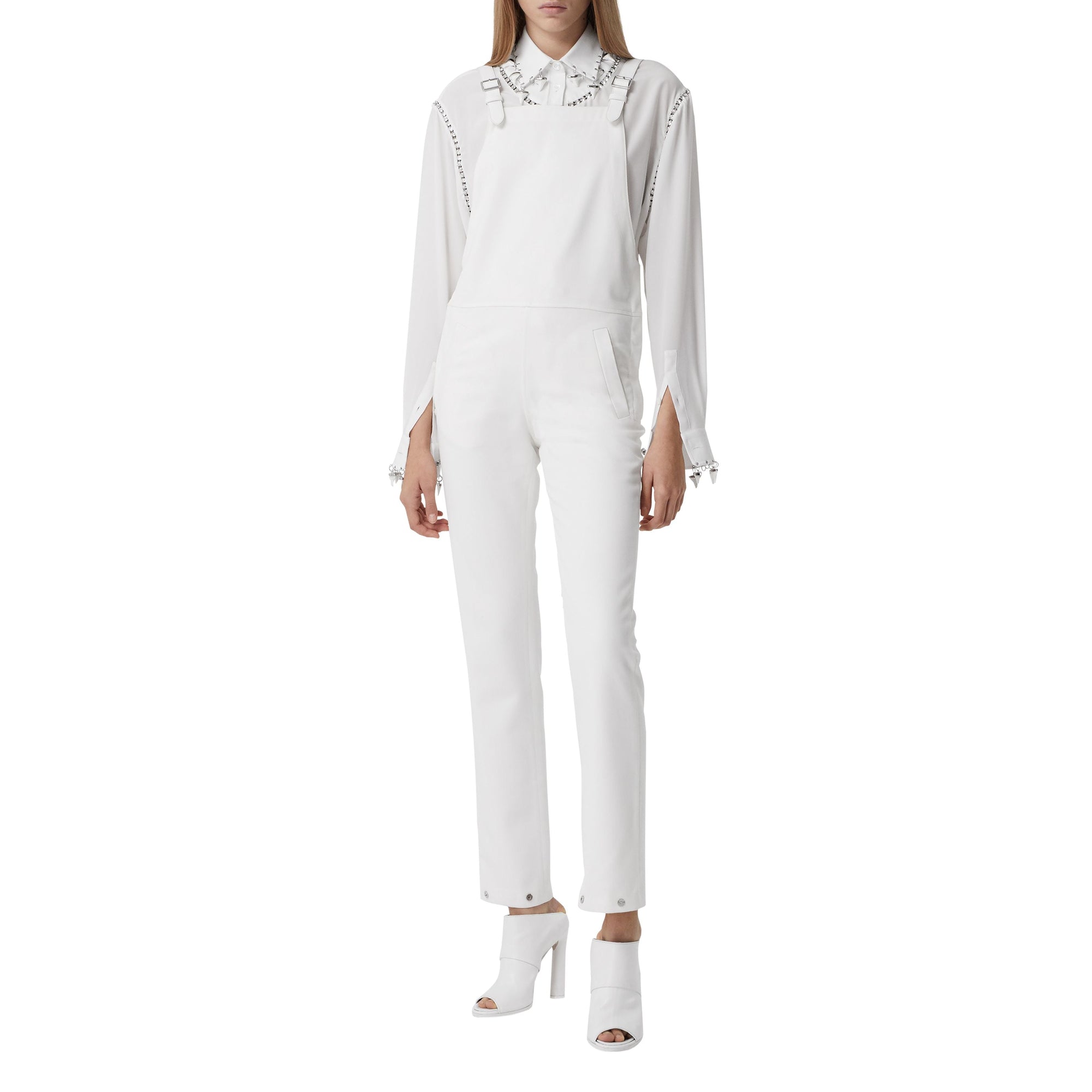 Salopette en laine technique - Optic White