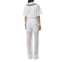 T-shirt oversize en coton à imprimé queue de sirène - Ink Navy