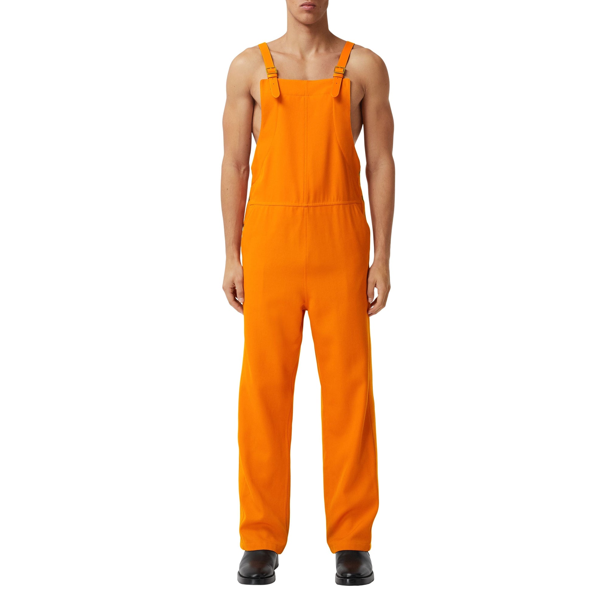 Salopette en laine et modal - Deep Orange