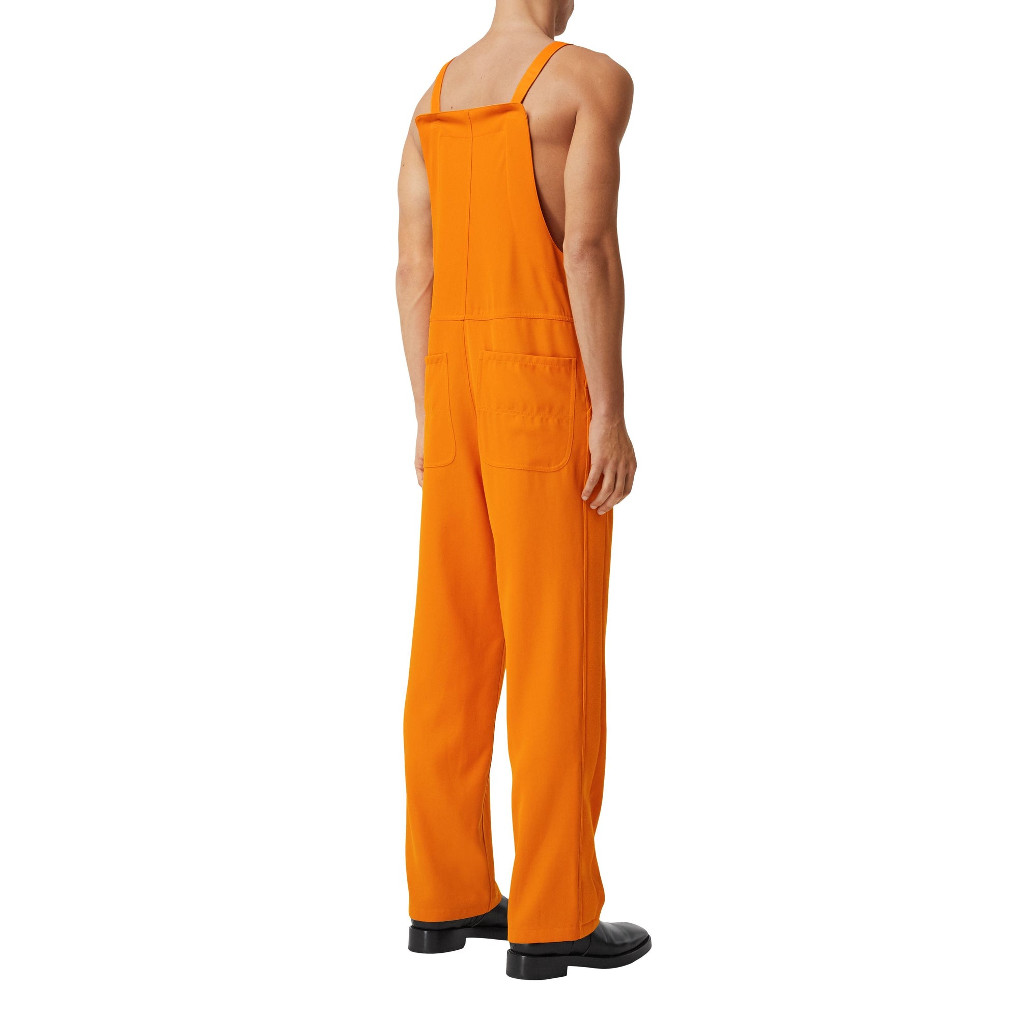 Salopette en laine et modal - Deep Orange