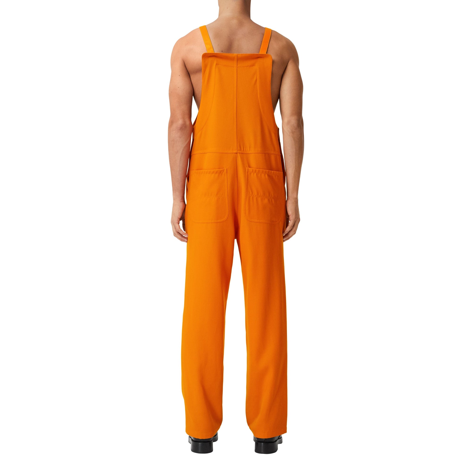 Salopette en laine et modal - Deep Orange