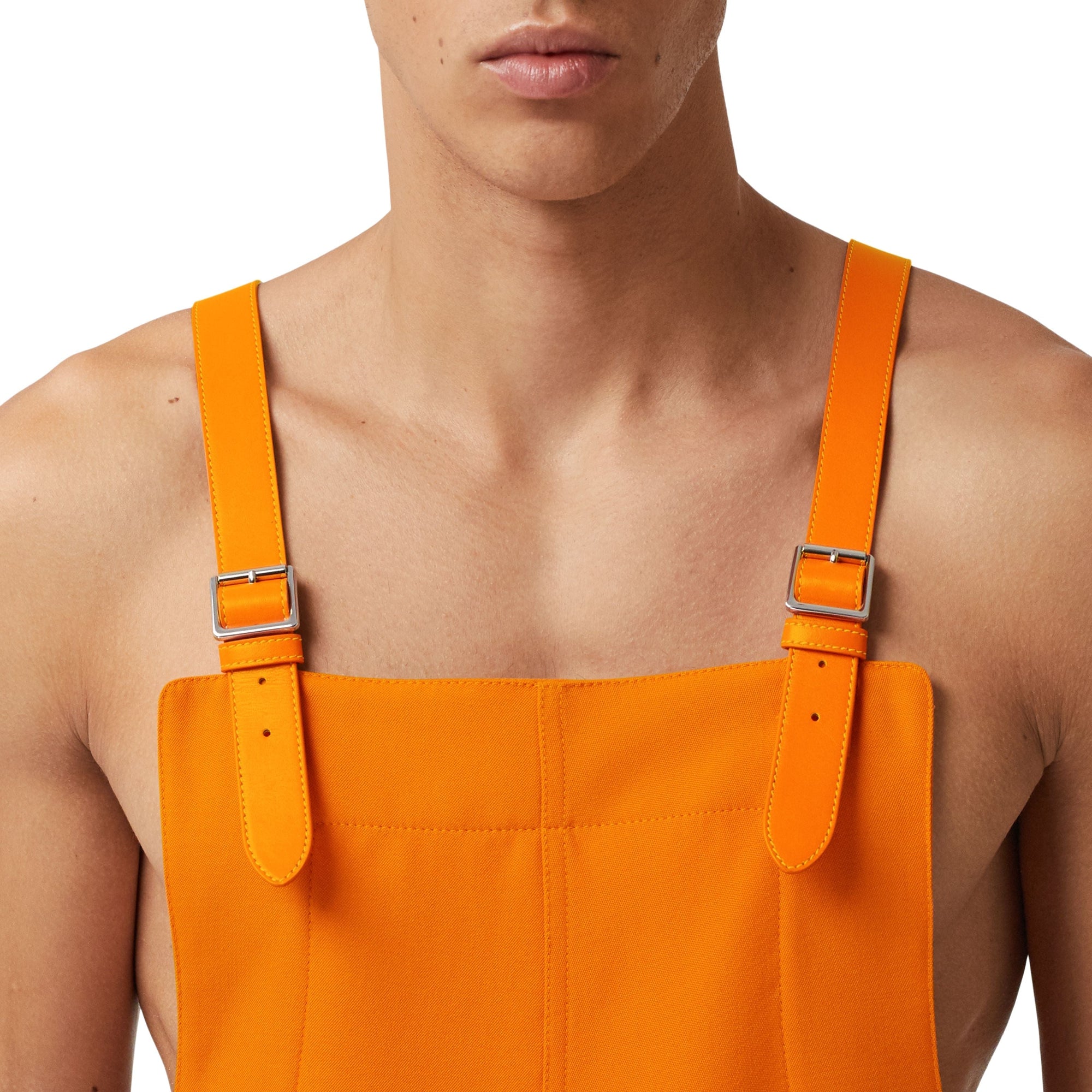 Salopette en laine et modal - Deep Orange