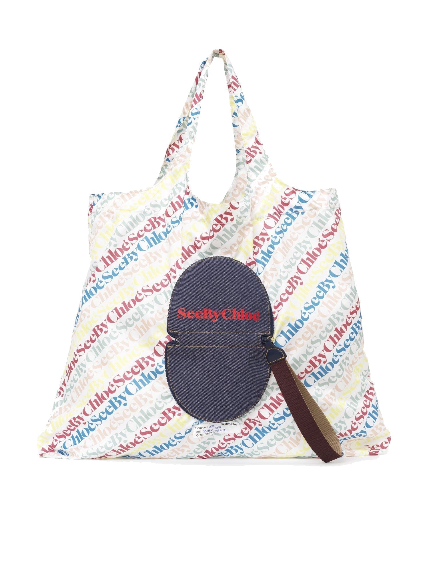 Sac cabas repliable See By Chloé Essential - Denim