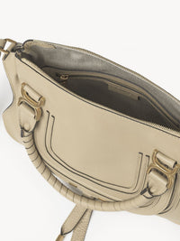Sac double porté Marcie en cuir - Root Beige