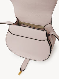 Petit sac porté épaule Marcie en cuir - Misty Lavender