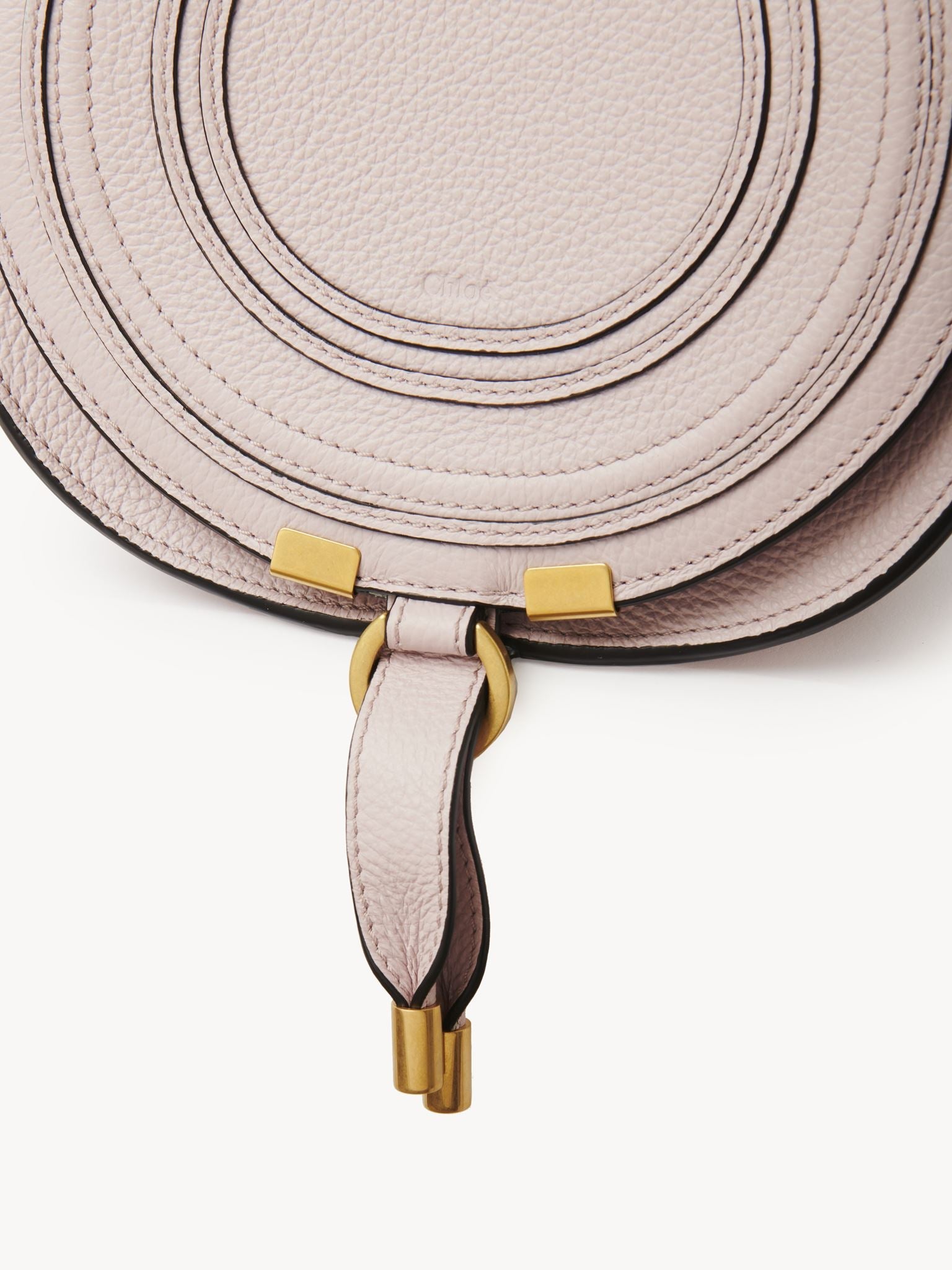 Petit sac porté épaule Marcie en cuir - Misty Lavender