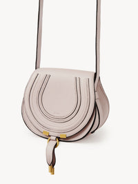 Petit sac porté épaule Marcie en cuir - Misty Lavender