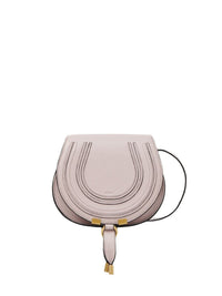 Petit sac porté épaule Marcie en cuir - Misty Lavender